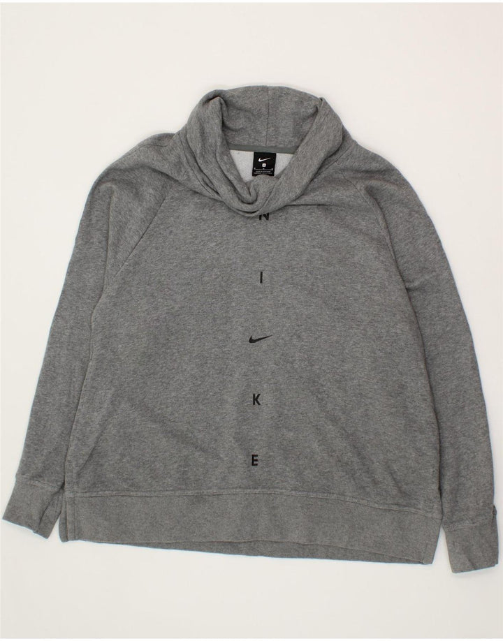 NIKE Mens Graphic Sweatshirt Jumper Medium Grey Cotton Vintage Nike and Second-Hand Nike from Messina Hembry 