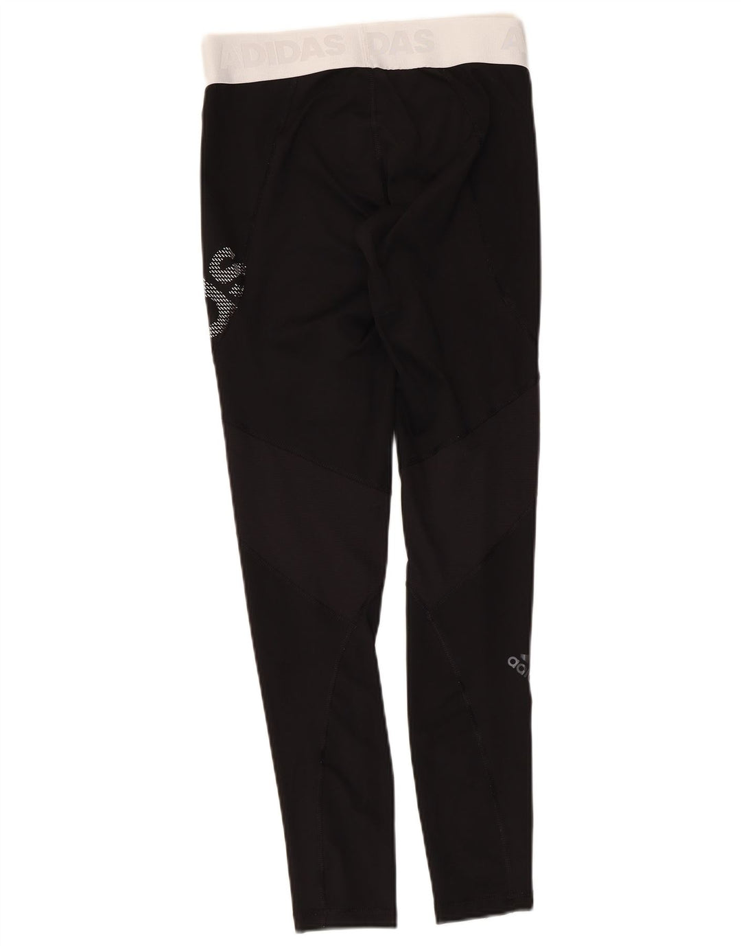 Adidas Womens Climacool Grafiske Leggings UK 8/10 Small Black