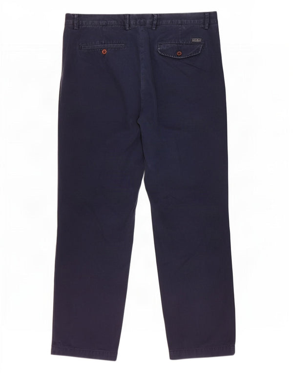 Gant Herre New Haven Regular Fit Chinobukser W38 L32 Marineblå Bomuld
