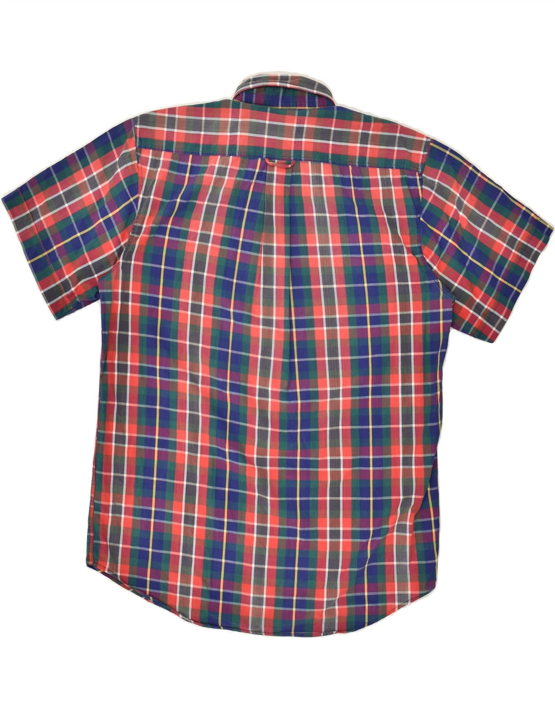 BALLOON Mens Short Sleeve Shirt Size 15 3/4 40 Medium Multicoloured Check Vintage Balloon and Second-Hand Balloon from Messina Hembry 