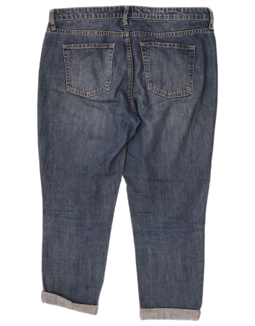 Gap Womens Boyfriend Cropped Jeans W30 L24 Blue Cotton