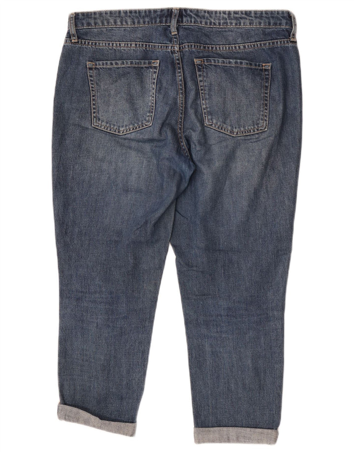 Gap Womens Boyfriend Cropped Jeans W30 L24 Blue Cotton
