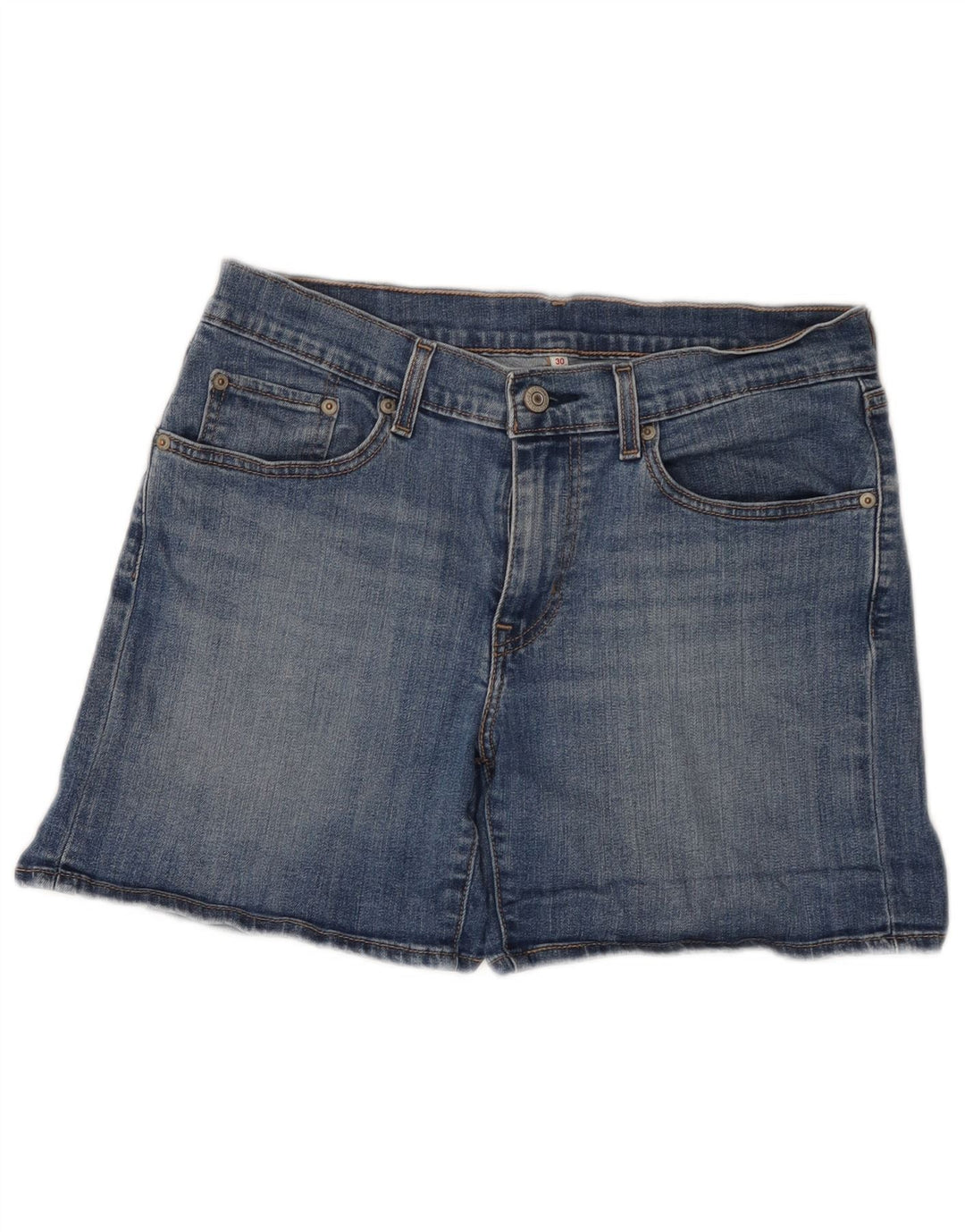 Levi's denimshorts til kvinder W30 mellemblå bomuld