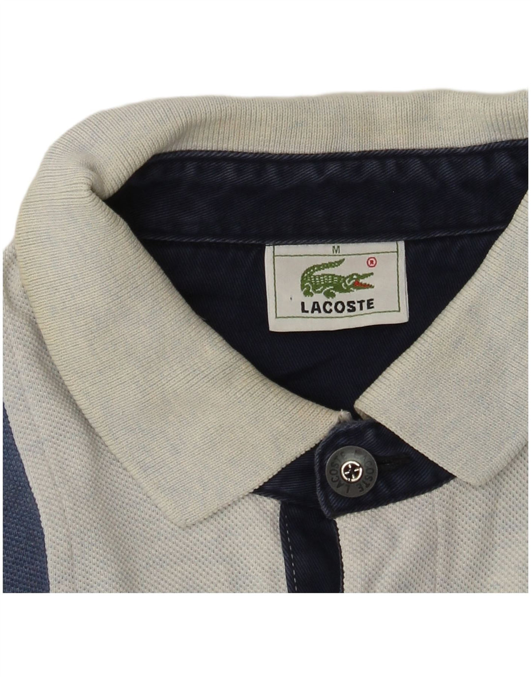 Lacoste Langærmet Rugby Polo Shirt Medium Navy Blue Colourblock