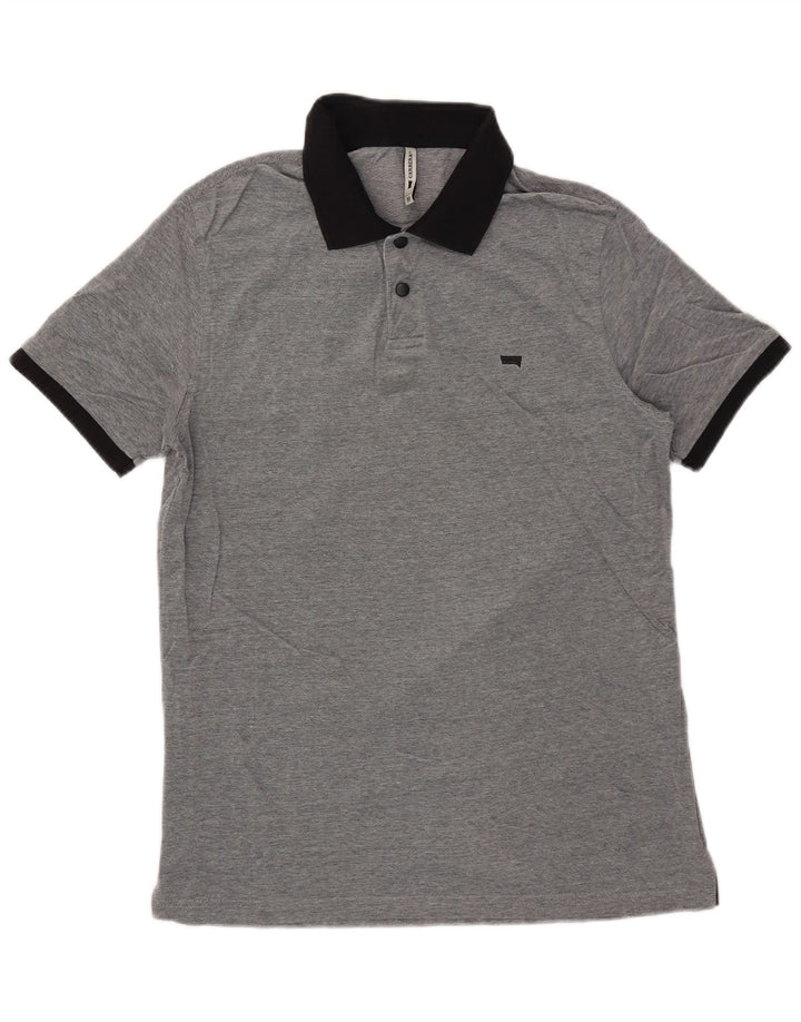 CARRERA Rugby poloshirt til mænd mellemgrå bomuld