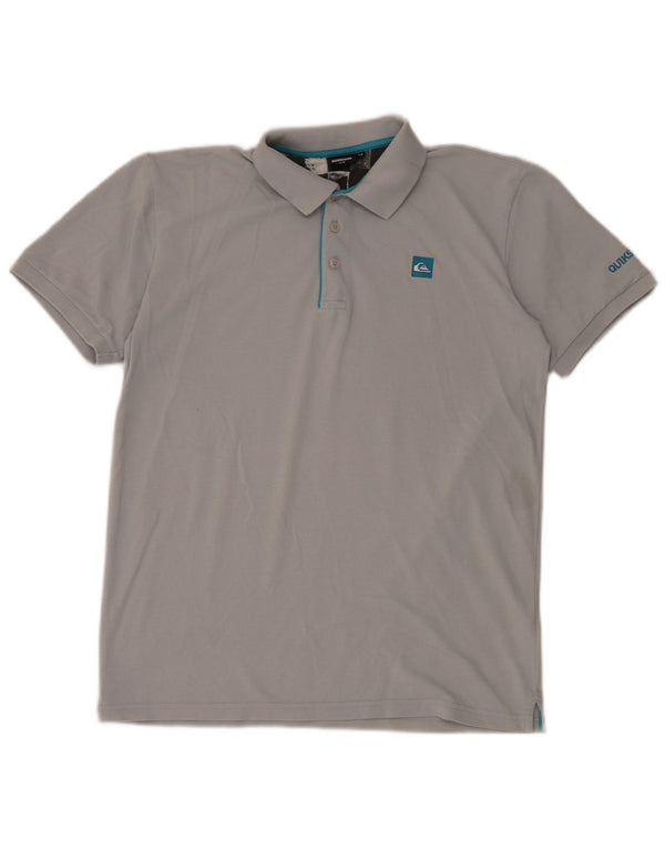 Quiksilver Herre Slim Fit Polo Shirt Medium Grey Bomuld