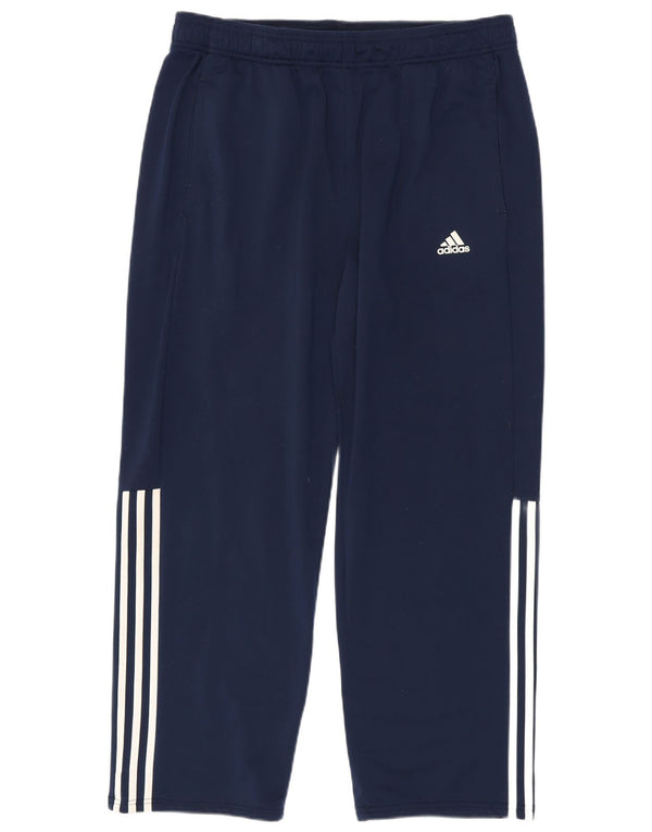 Adidas Træningsdragtsbukser til mænd UK 48/50 XL Navy Blue Polyester
