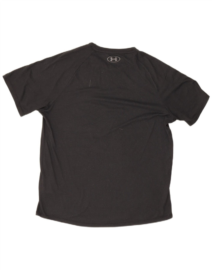 Under Armour Herre T-Shirt Top Medium Sort Polyester