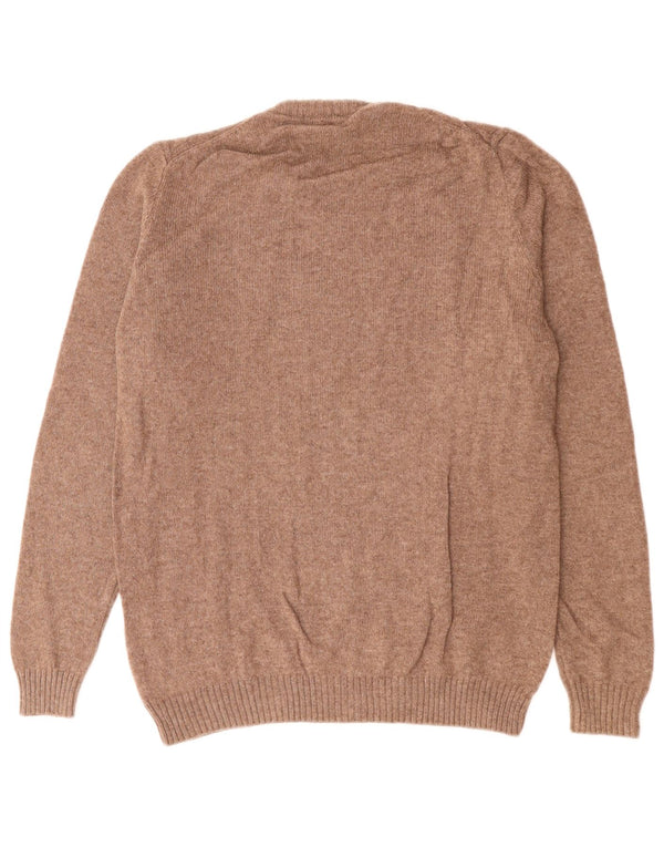 MARLBORO CLASSICS Herre V-hals sweater Medium brun uld