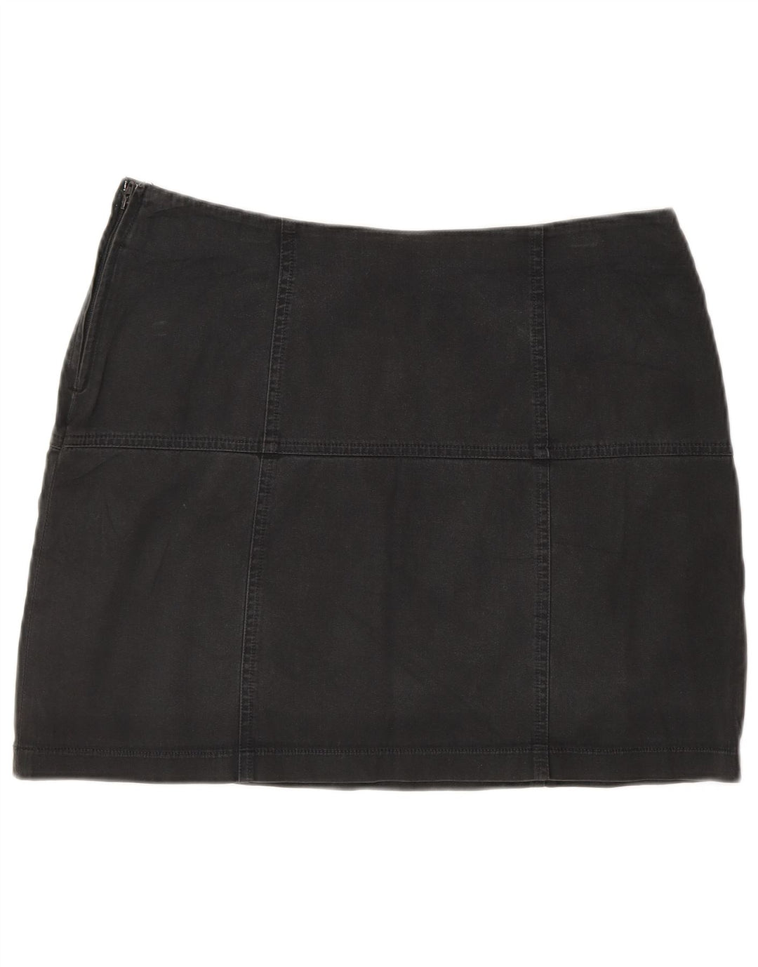 Calvin Klein Dame Mini-nederdel W30 Medium Grey Bomuld