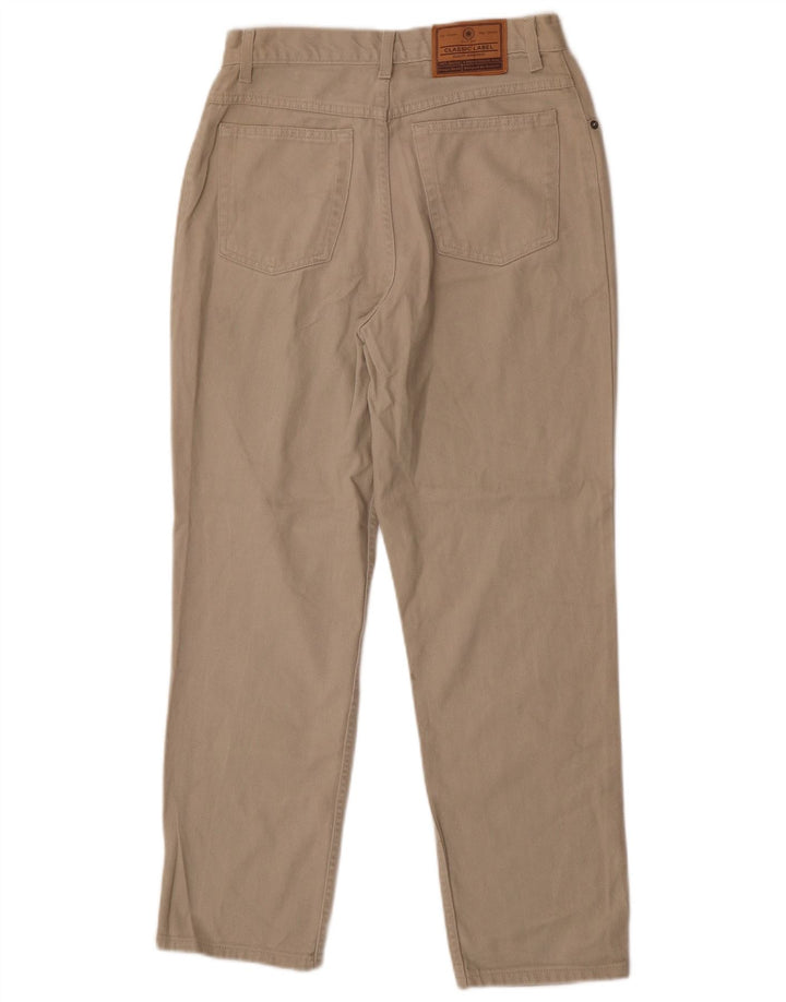 Marks & Spencer Dame Jeans med høj talje UK 12 Medium W30 L27 Beige