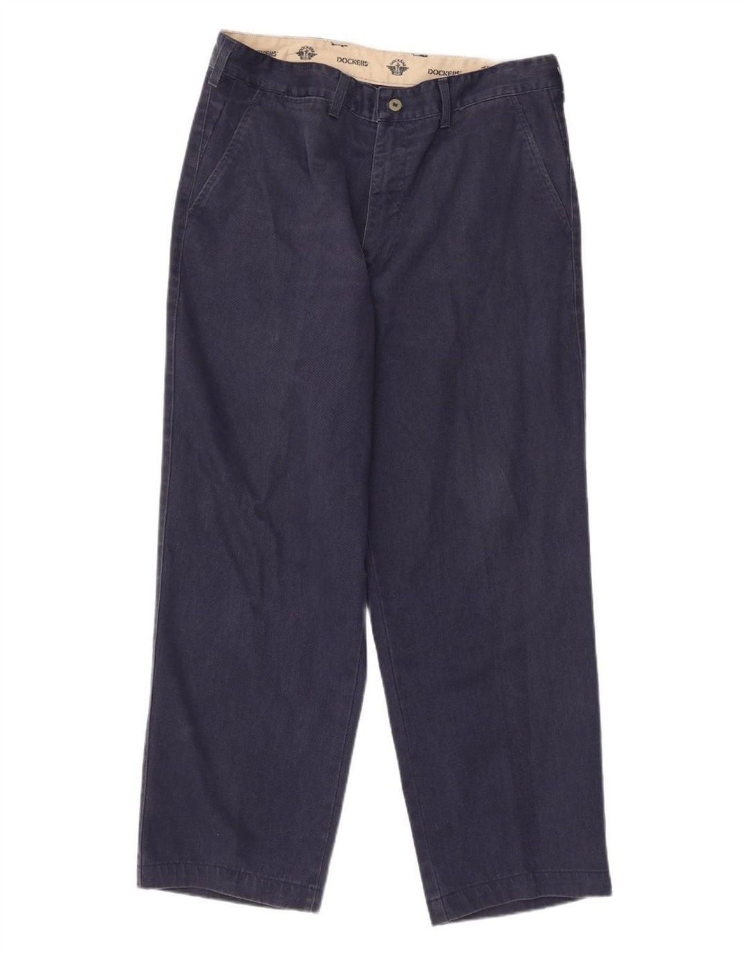 Dockers Straight Chino-bukser til mænd W34 L27 Marineblå