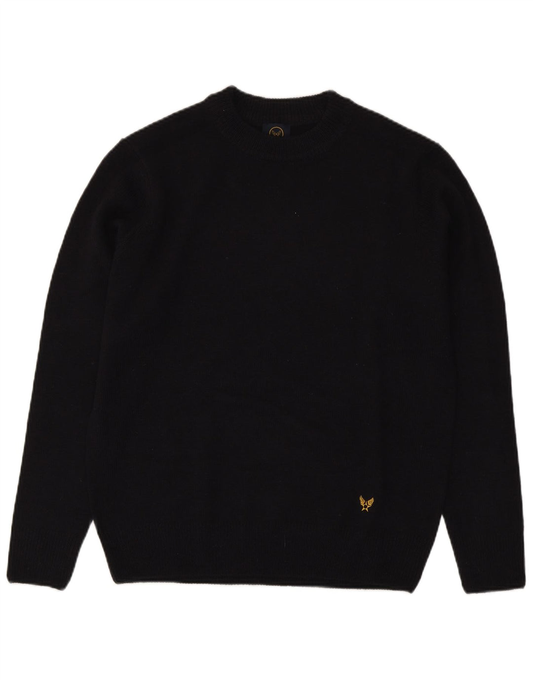 Avirex herre rund hals sweater stor marineblå akryl