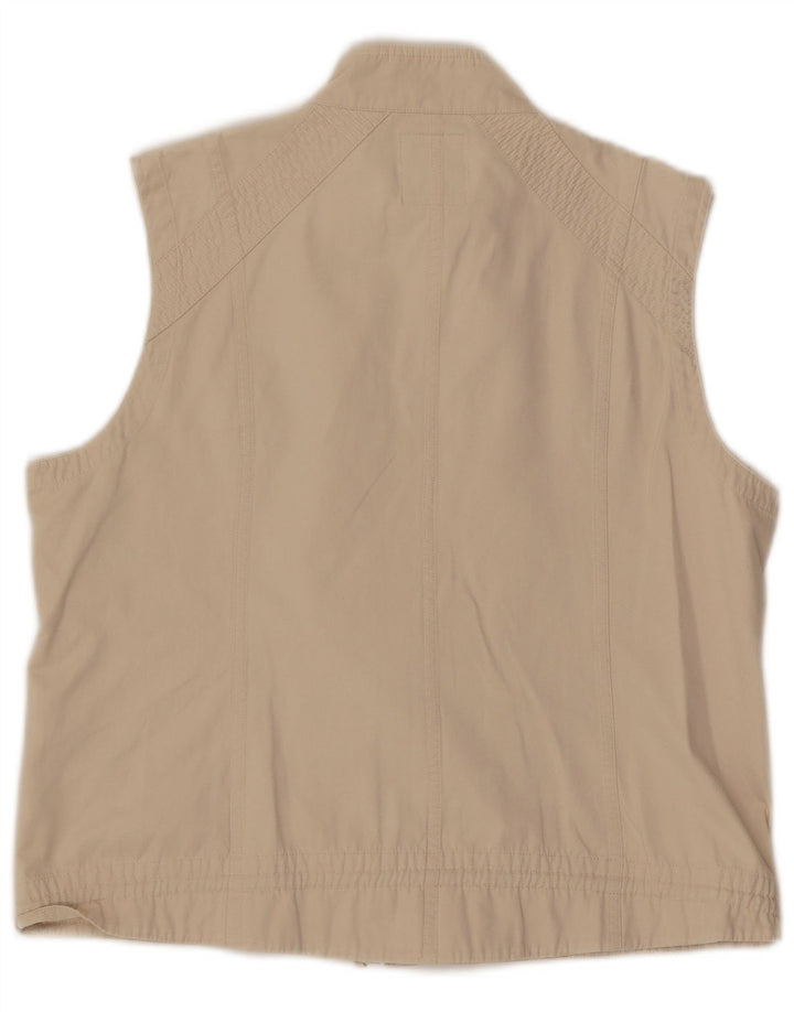 Lerros Dame Gilet IT 42 Medium Beige Bomuld