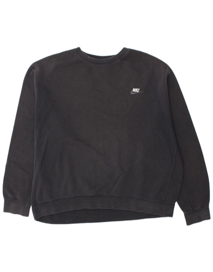 NIKE Loose Fit Sweatshirt Jumper 2XL Sort