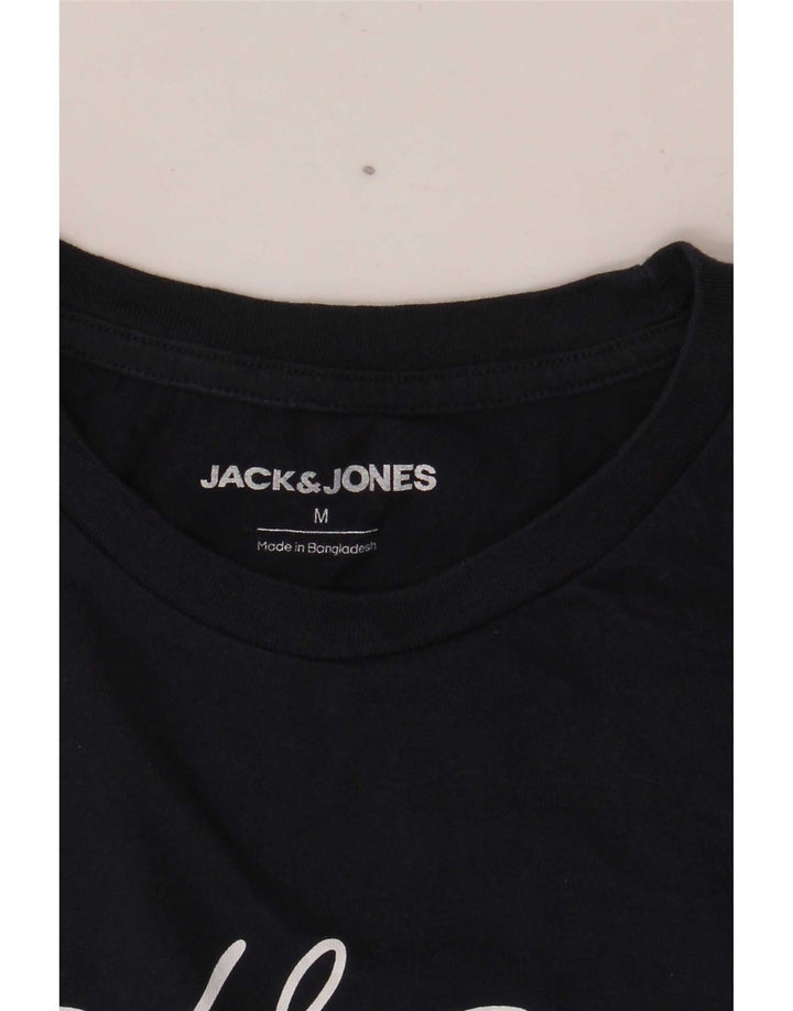 Jack & Jones Herre grafisk T-shirt Top Medium Navy Blue