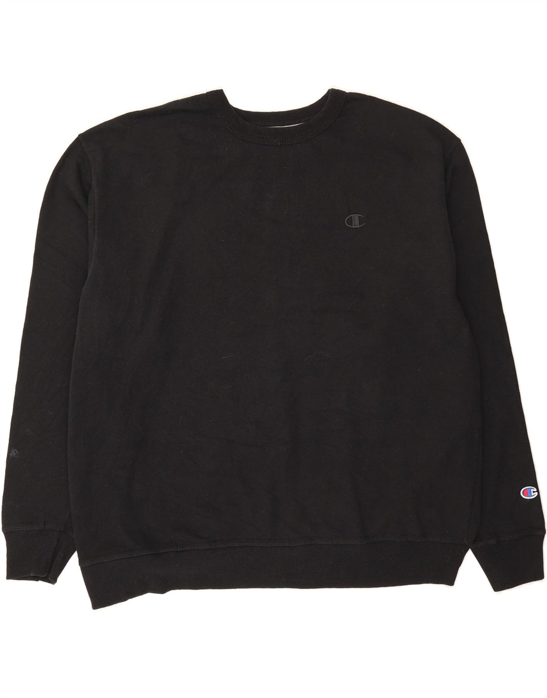 CHAMPION Mens Sweatshirt Jumper 2XL Black Cotton Vintage Champion and Second-Hand Champion from Messina Hembry 