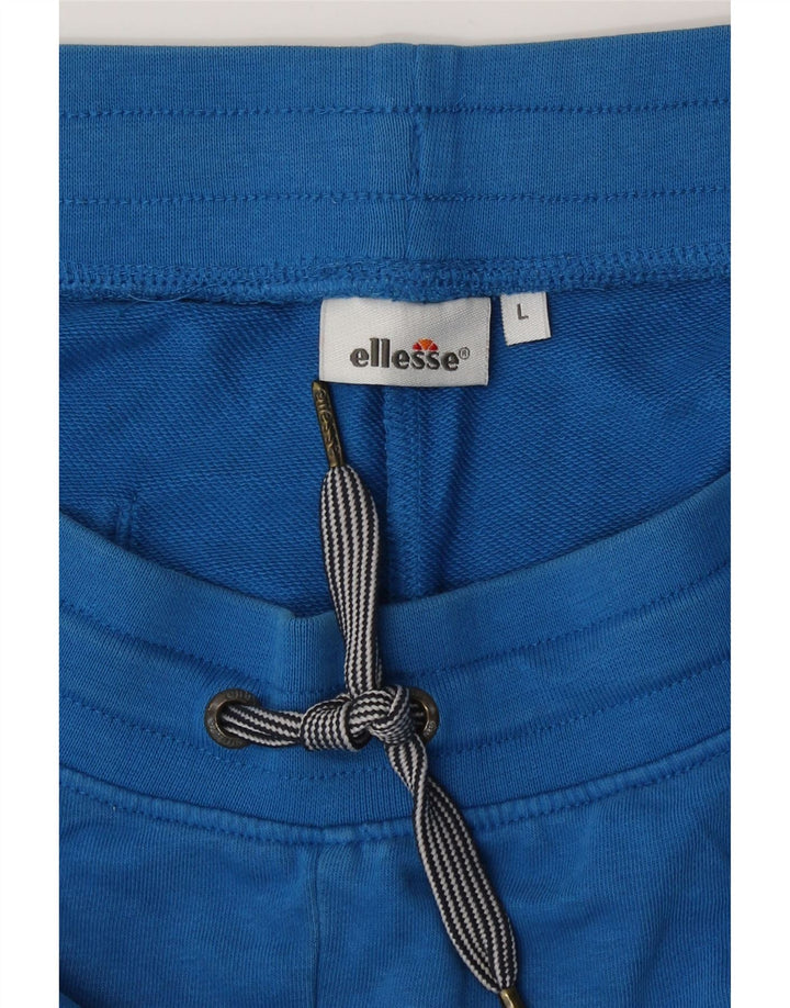 Ellesse Herre grafiske sportsshorts store blå bomuld