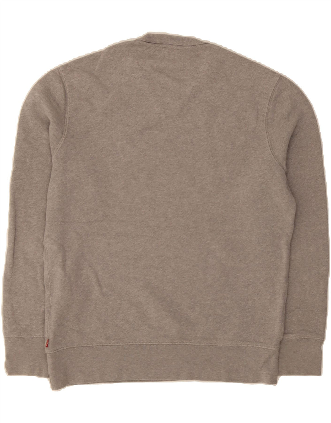 LEVI'S Mens Graphic Sweatshirt Jumper Small Grey Cotton Vintage Levi's and Second-Hand Levi's from Messina Hembry 