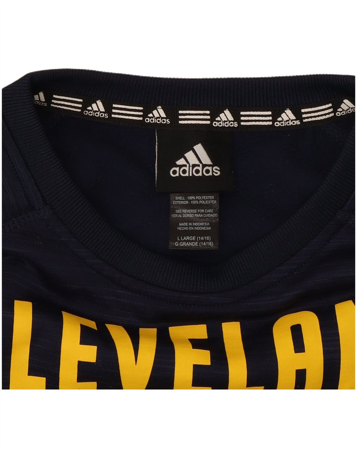 Adidas Boys Sweatshirt Jumper 14-15 år Stor marineblå