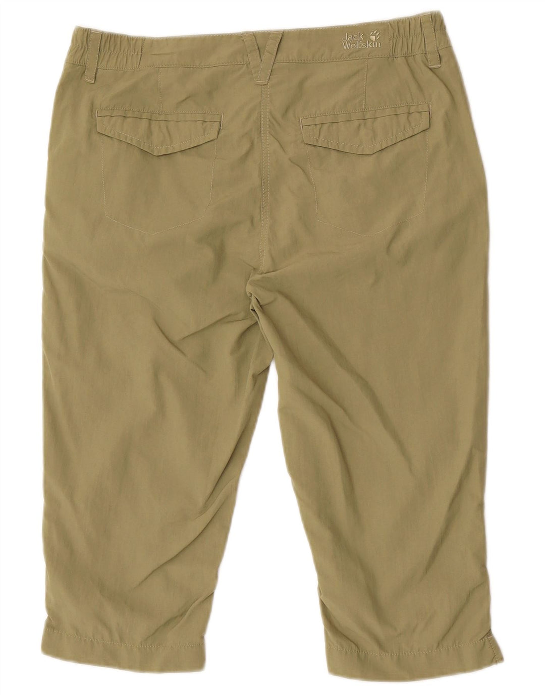 Jack Wolfskin Bermuda Shorts til kvinder UK 10 Small W32 Khaki Polyamid