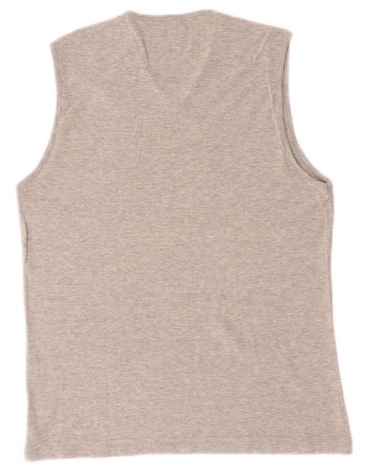 Rifle Dame Vest Top UK 14 Medium Grey Flecked Bomuld