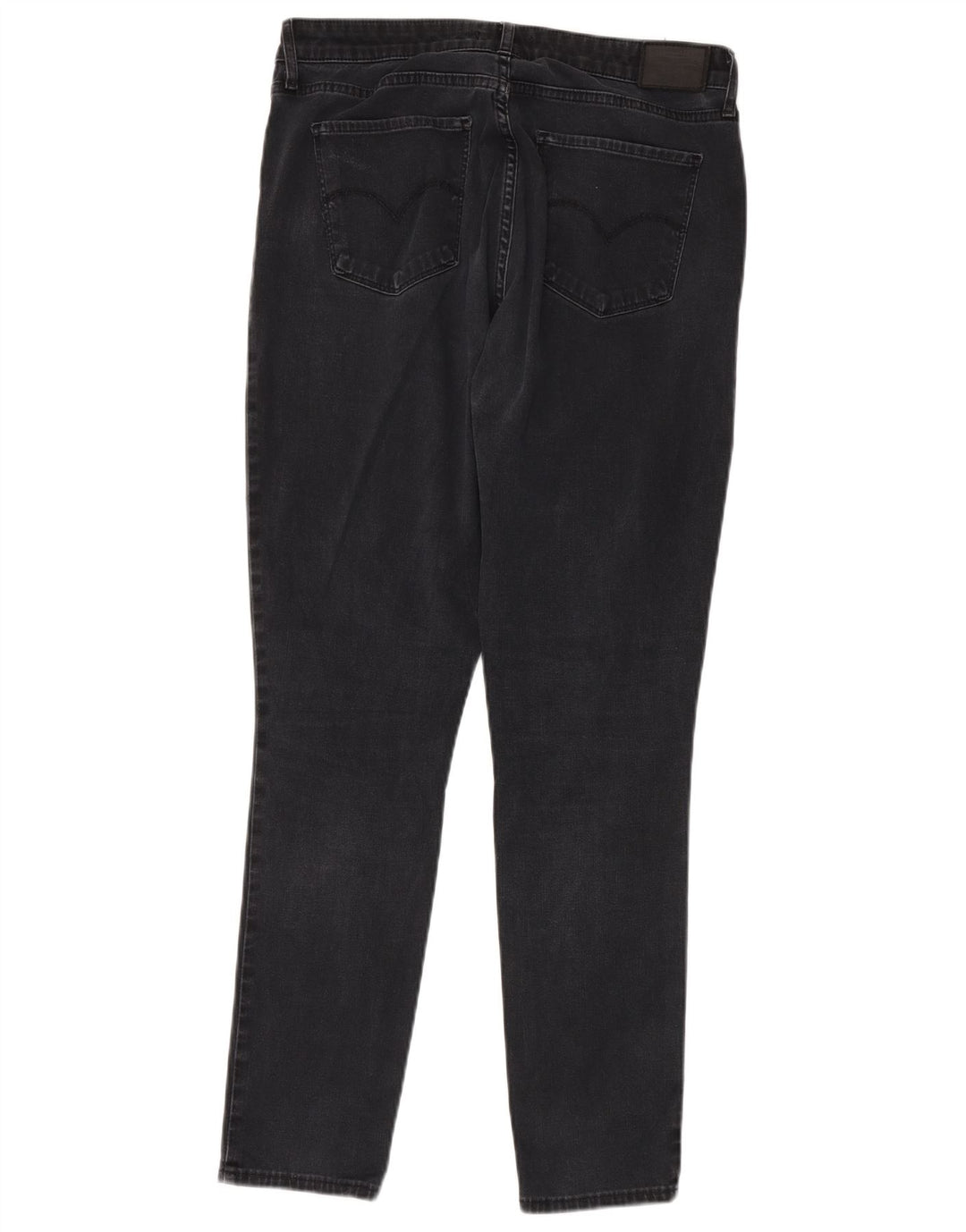 LEVI'S Dame 721 Skinny Jeans W33 L30 Grå Bomuld