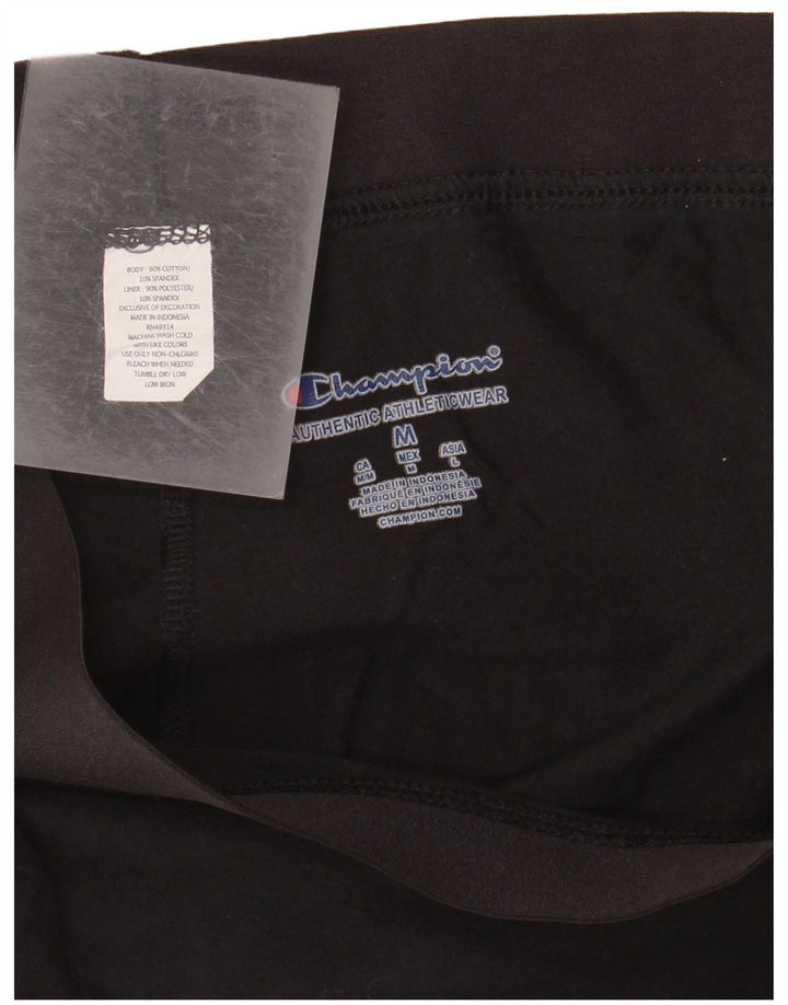 CHAMPION Womens Colorado State Rams Leggings UK 12 Medium Black Bomuld