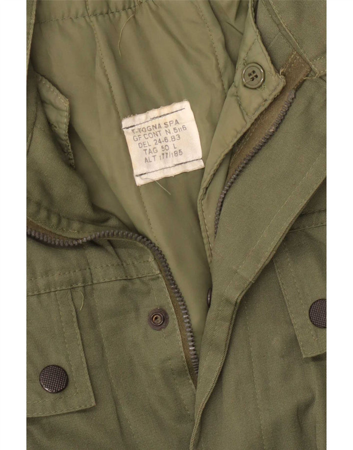 Vintage herre parkajakke IT 50 Large Khaki