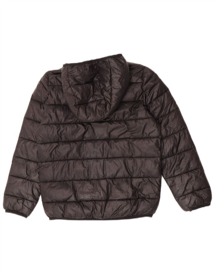 Champion drenge hættepolstret jakke 9-10 år medium sort polyester