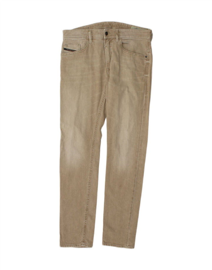 DIESEL Mens Slim Jeans W31 L32 Beige Cotton Vintage Diesel and Second-Hand Diesel from Messina Hembry 