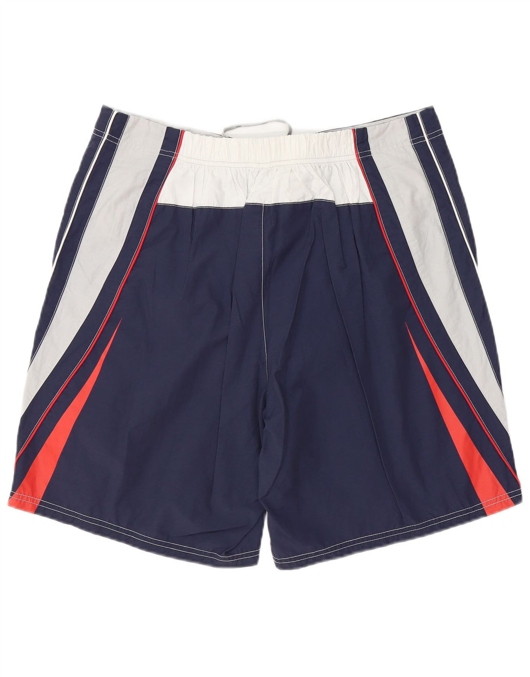 Fila Herre grafiske svømmeshorts 2XL Navy Blue Colourblock Polyester