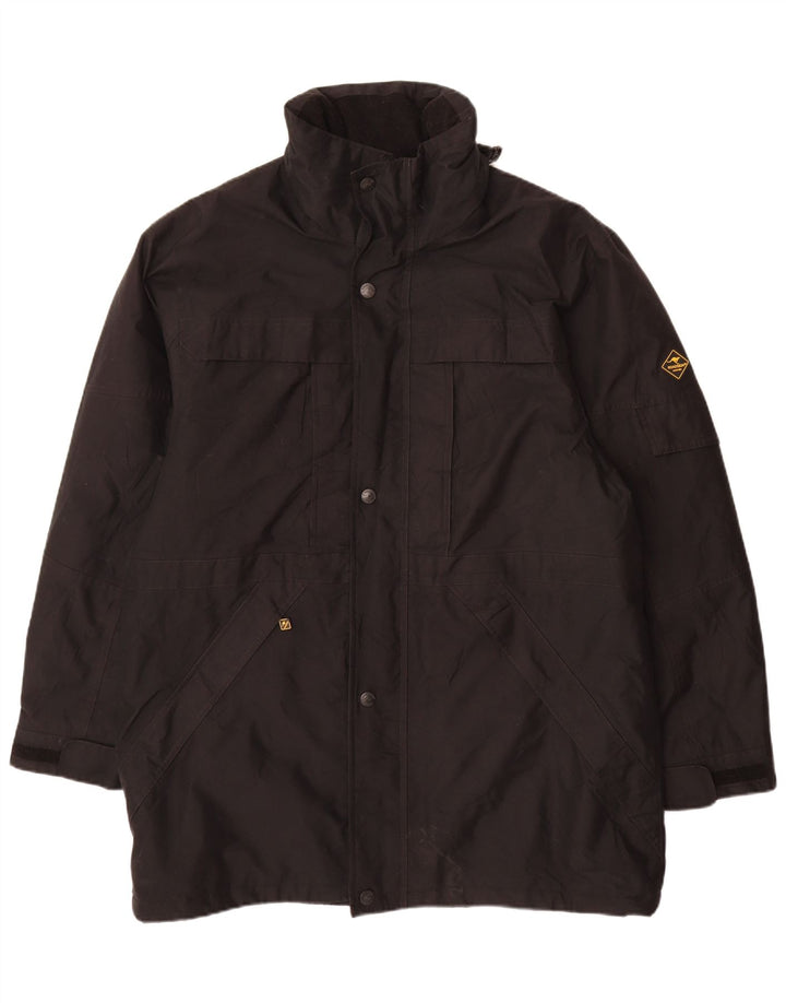 Roadsign Herre Windbreaker Coat UK 46 3XL Sort Polyester