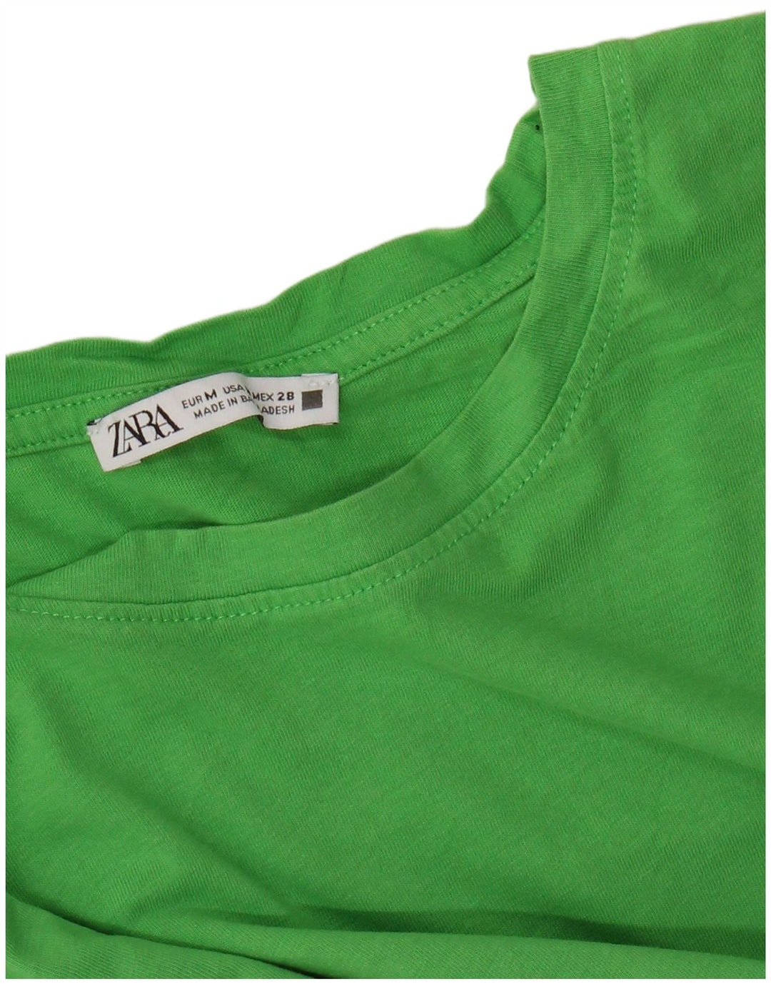 Zara Damevest Top UK 12 Medium Green