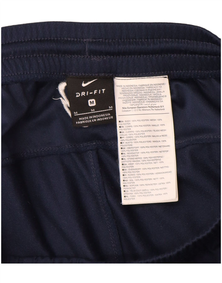NIKE Herre Dri Fit træningsdragt Bukser Joggers Medium Navy Blue Polyester