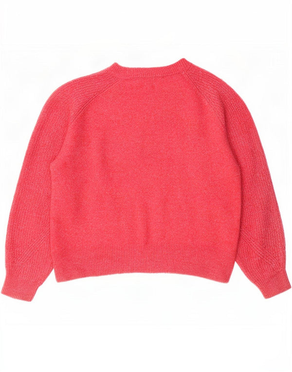 Marks & Spencer Dame sweater med rund hals DK 14 Medium Pink Flecked