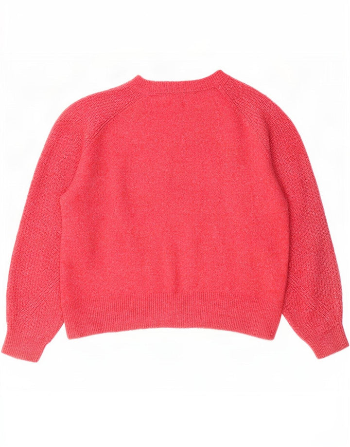 Marks & Spencer Dame sweater med rund hals DK 14 Medium Pink Flecked