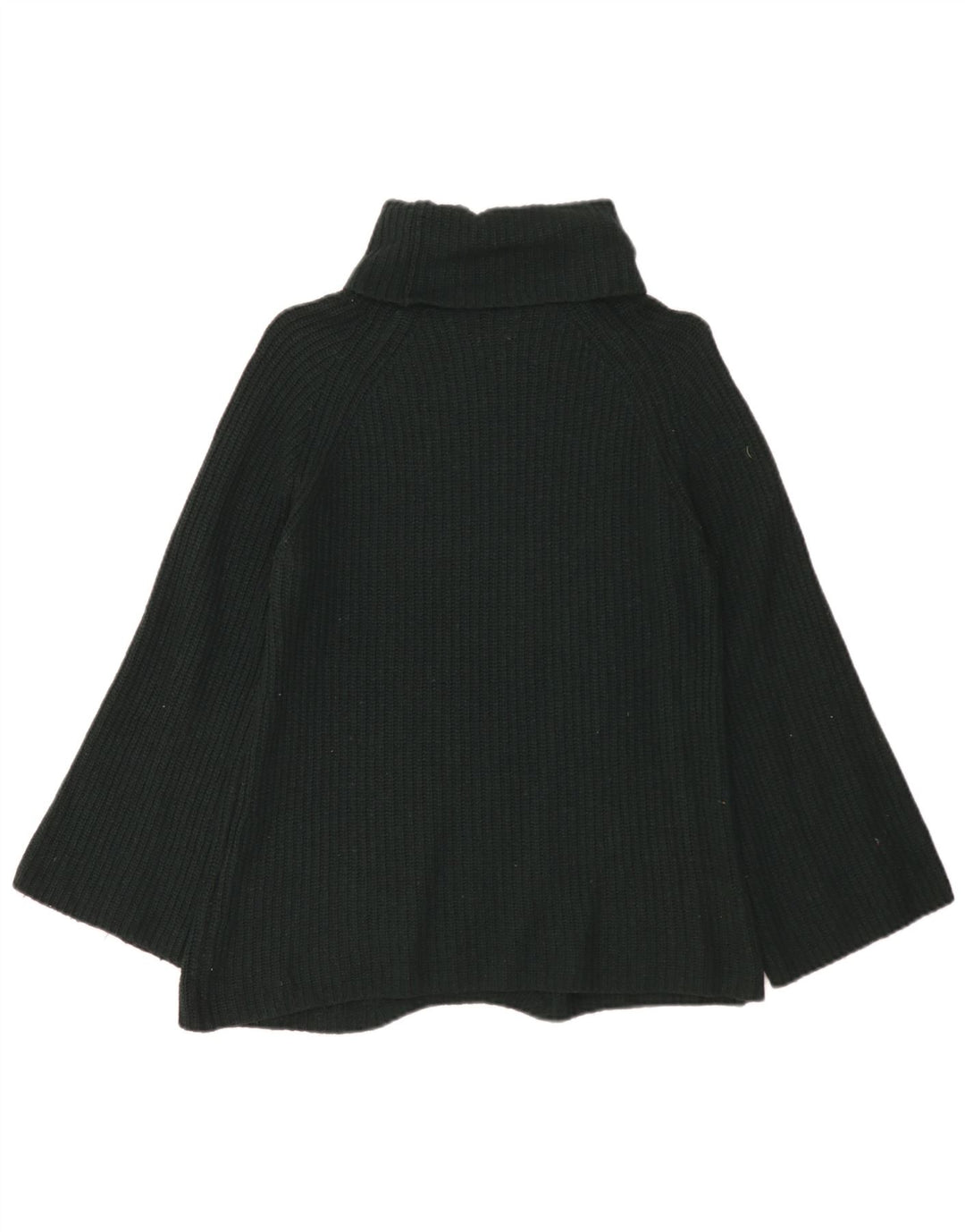 Massimo Dutti Dame Rullehals Sweater UK 10 Lille Grøn Uld
