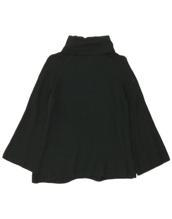 Massimo Dutti Dame Rullehals Sweater UK 10 Lille Grøn Uld