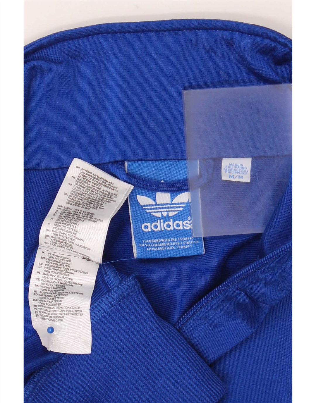Adidas Træningsdragt til mænd Topjakke Medium Blue Polyester