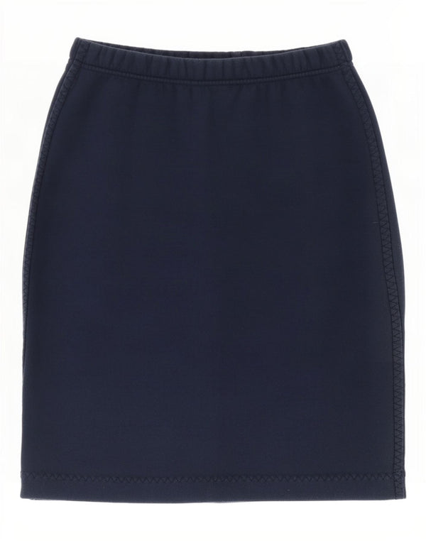 Best Company Womens By Olmes Carretti Lige nederdel Large W32 Navy Blue