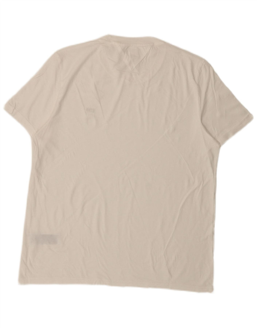Tommy Hilfiger Herre T-Shirt Top 2XL Hvid Bomuld