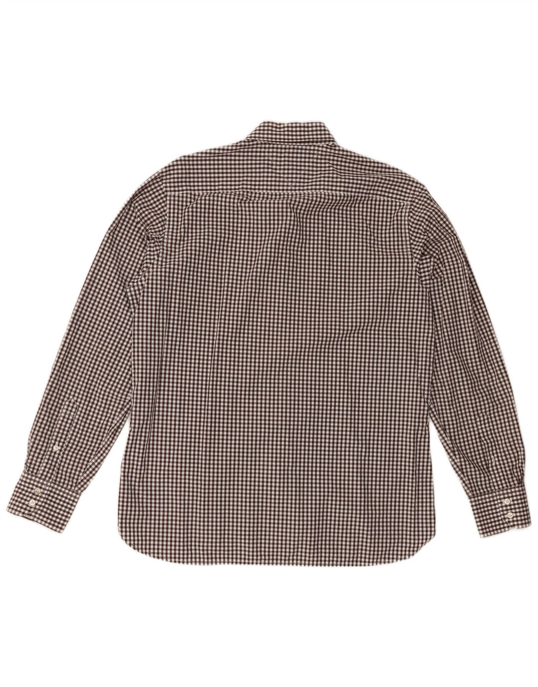 Tommy Hilfiger Herreskjorte Stor Sort Gingham Bomuld