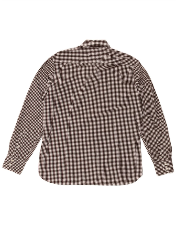 Tommy Hilfiger Herreskjorte Stor Sort Gingham Bomuld