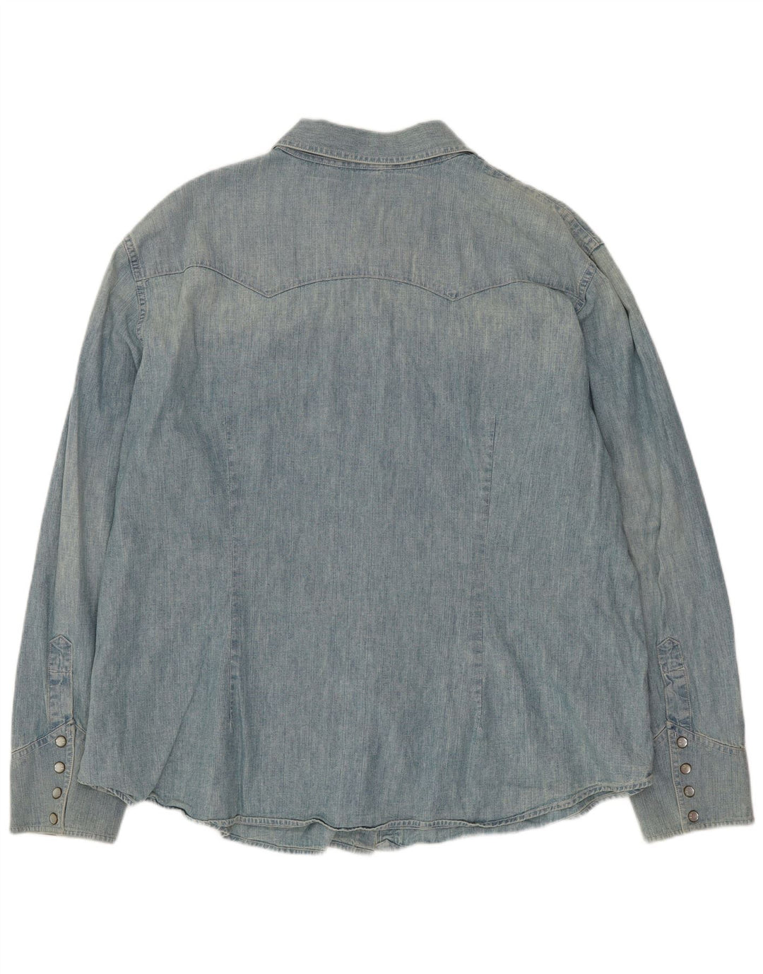 Ralph Lauren Dame Oversized Denim Shirt UK 20 2XL Blå Bomuld