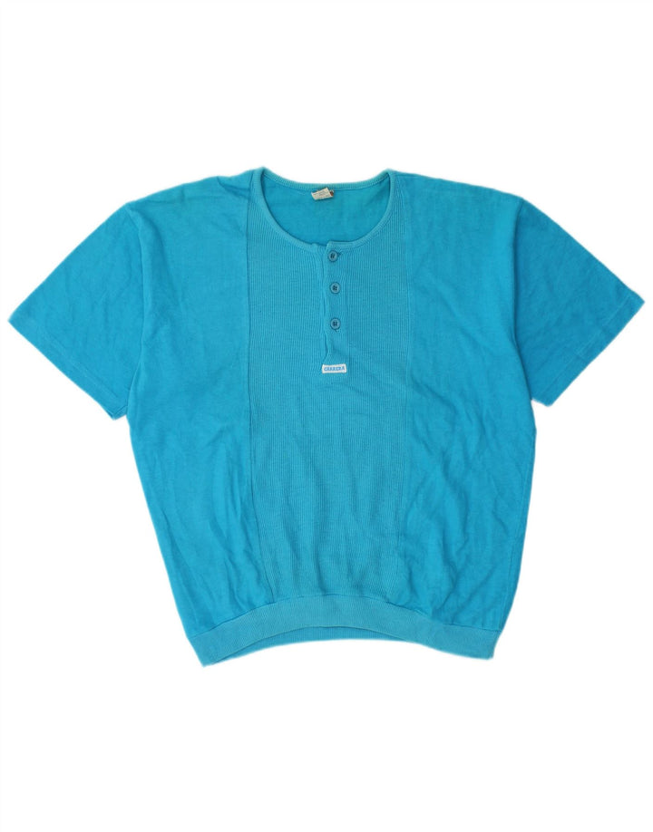 Carrera Dame Kortærmet Jumper Sweater med rund hals UK 14 Medium Blue