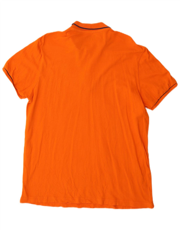 LOTTO Poloshirt til mænd XL Orange Bomuld