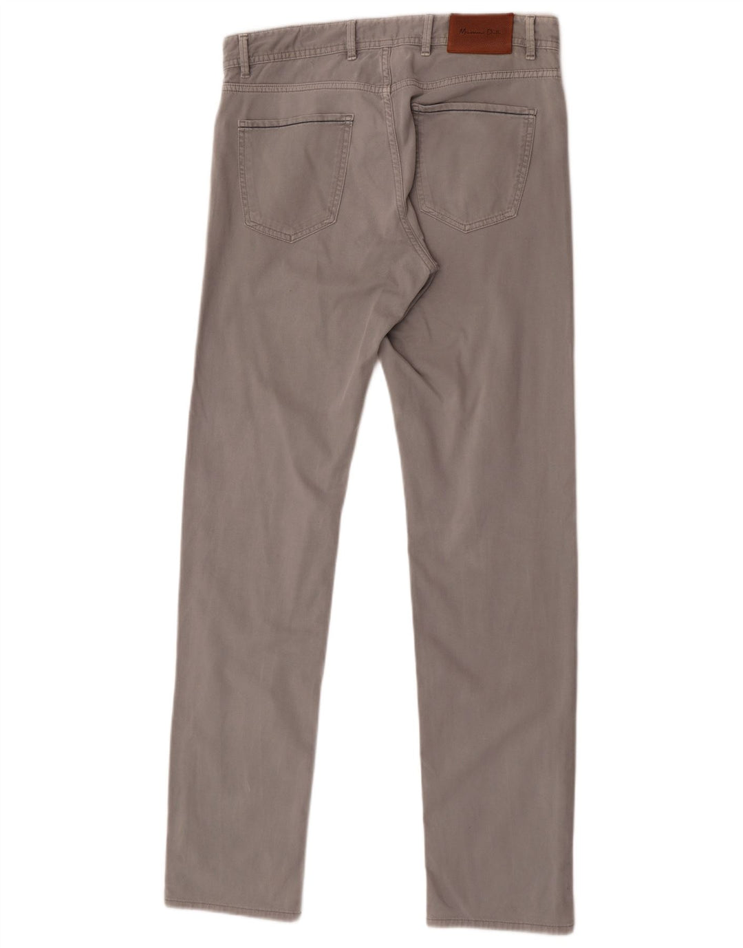 Massimo Dutti Herre Slim Fit Casual Bukser EU 40 Medium W32 L34 Grå
