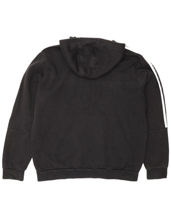 Adidas Grafisk hættetrøje til mænd XL Sort Bomuld Sports