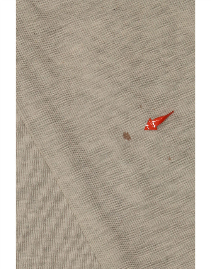 Island Port Herre lynlåshals langærmet poloshirt XL Grå Flecked